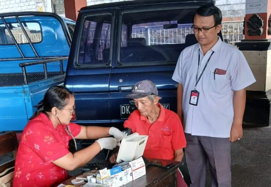 Pelaksanaan Posyandu ILP di Banjar Dinas Kukuh Kawan Desa Kukuh Dipantau Langsung Perbekel